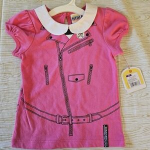 Harajuku Lovers Pink Tee with White Collar